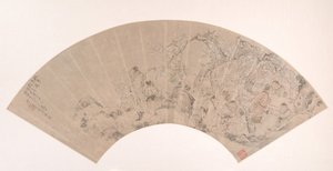 Der Pfirsich- und Pflaumengarten, datiert 1879 von Sha Fu