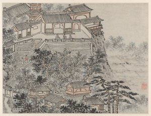 Zwölf Ansichten des Tigerhügels, Suzhou: Die Terrasse der fünf Weisen
