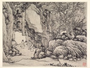 Zwölf Ansichten des Tigerhügels, Suzhou: Die Schwertquelle, Tigerhügel