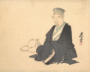 Porträt von Rikyu, ca. 1875