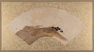 Wellen und Felsen, spätes 19. Jahrhundert von Shibata Zeshin