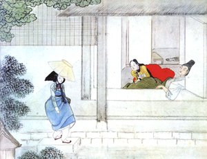 Nichts passiert in der Gibang-Kammer von Shin Yun bok