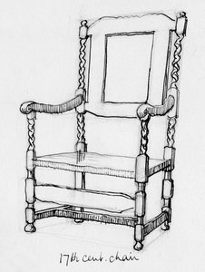 17. Jahrhundert Stuhl