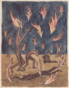 Flammen regnen herab, 1951
