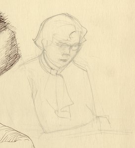 Studie einer Frau, um 1951
