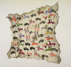 Büffeljagd von Shoshone Katsikodi School