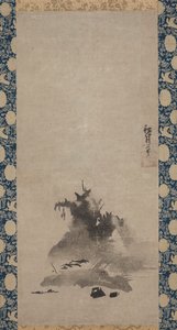 Haboku (Flung-ink) Landschaft von Shugetsu Tokan