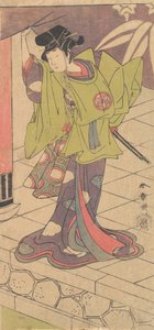 Der 2. Yamashita Kinsaku in der Rolle des Tsukisayo, 2. Monat, 1770