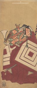 Der fünfte Ichikawa Danjuro als Kisou Takiguchi, 12. Monat, 1770 von Shunsho