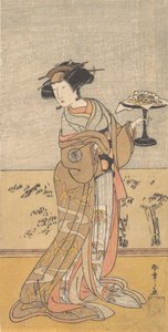 Der erste Nakamura Tomijuro in der Rolle von Shigenoi, 10. Monat, 1777