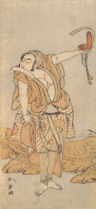 Der zweite Nakamura Juzo als Yakko, 1773 oder 1774 von Shunsho