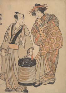 Der dritte Segawa Kikunojo als Oiran, ca. 1776