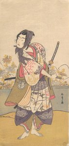 Der dritte Segawa Kikunojo in der Rolle von Soga no Goro Tokimune, 2. Monat, 1785