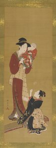 Frau, ein Baby und ein junges Mädchen, 1726-1868