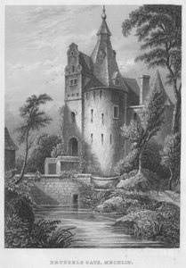 Brüsseler Tor, Mecheln, 1850