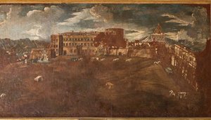 Ansicht des Königspalastes, ca. 1760