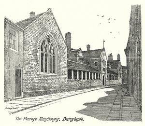 Die Penrose-Almshäuser, Barnstaple von Sidney Heath