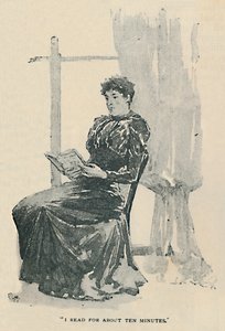 Ich las etwa zehn Minuten, 1892