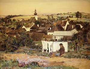 Oberösterreichisches Dorf von Sidonie Springer
