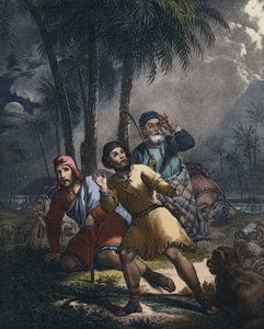 Christus wird den jüdischen Hirten verkündet von Siegfried Detler Bendixen