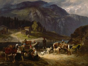 Überquerungsszene aus Telemark