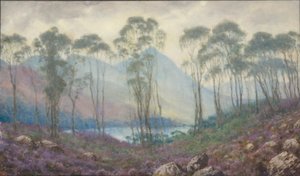 Eine schottische Landschaft von Sigismund Christian Hubert Goetze