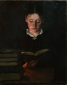 Lesende Frau von Signe Scheel