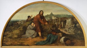 Lunette des Erdbebens von Silvestro Lega
