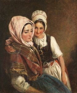 Mutter und Tochter, 1854