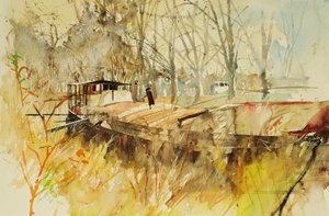 Canal du Midi, 2000 von Simon Fletcher