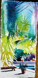 Garten im Süden I von Simon Fletcher