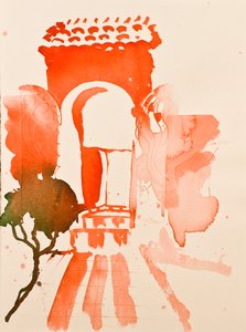Rotes Tor von Simon Fletcher
