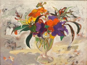 Streptocarpus & Geranie von Simon Fletcher