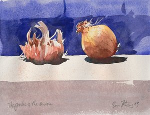Der Knoblauch und die Zwiebel, 2003 von Simon Fletcher