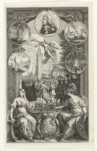 Allegorie auf die Erhebung von Wilhelm IV. zum Statthalter, 1747