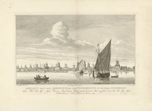 Ansicht der Biesbosch und des Nordendijks bei Dordrecht