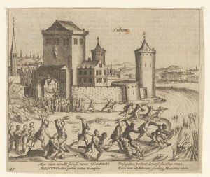 Bestrafung von Zichem, 1578 von Simon Frisius