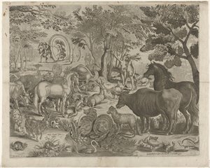 Vertreibung aus dem Paradies von Simon Frisius