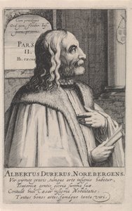 Porträt von Albrecht Dürer von Simon Frisius