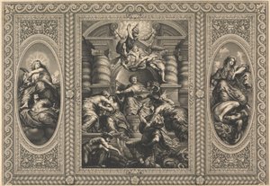 Die Decke des Bankettsaals in Whitehall: Die friedliche Herrschaft von James I