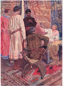 Zur unsterblichen Ehre des ersten Kreuzzugs, der Lanze oder Schwert an das Tor Jerusalems schlägt