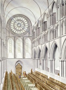 Das Kircheninnere, Byland Abbey