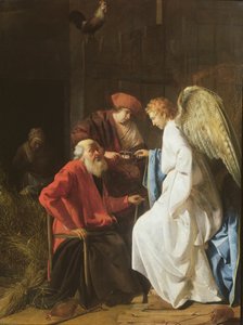 Tobias und der Engel heilen die Blindheit von Tobit, 1630