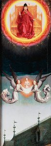 Die Seele des Heiligen Bertin steigt in den Himmel, Fragment des St. Bertin Altars