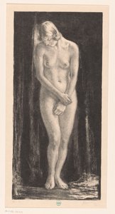 Stehende nackte Frau von Simon Moulijn (signed by artist)
