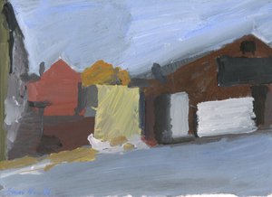 Umspannwerk und alte Gebäude Nr. 2, 2023 von Simon Neville