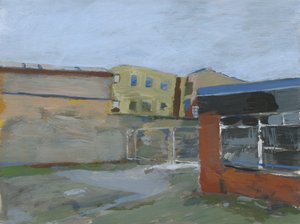 Vorplatz und Gebäude von Simon Neville