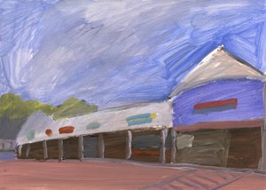 Strip Mall 4, 2023 von Simon Neville