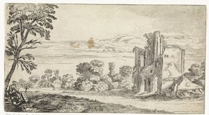Landschaft mit Ruine (Landschaften)