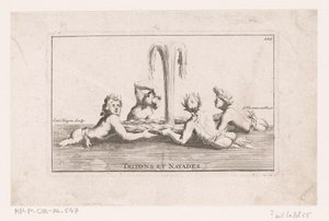 Brunnenplastik von Tritonen und Najaden von Simon Thomassin